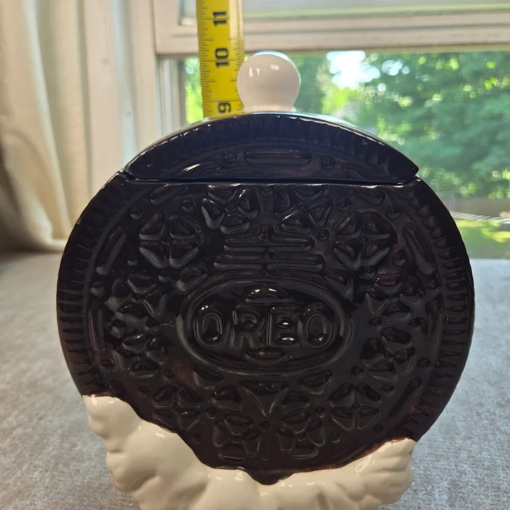 Vintage Houston Harvest Oreo Cookie Jar Nestle Oreo Shaped Third in Series